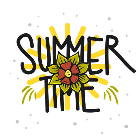 Summer Design For T Shirt Vector Media.のイラスト素材