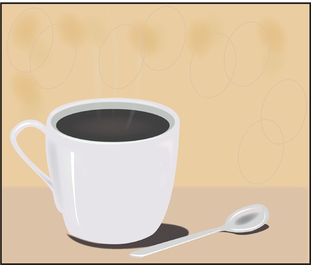a cup of coffeeのイラスト素材