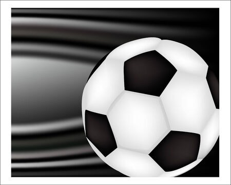 Background with a soccer ballのイラスト素材