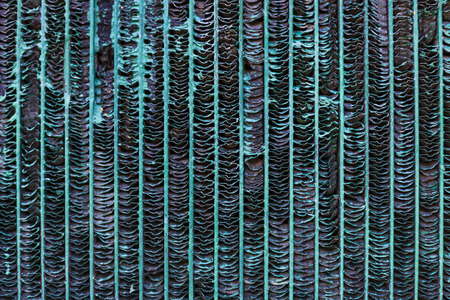 Old rusty radiator. の写真素材