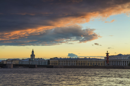 Vasilevsky Island, St. Petersburg. Russia.の写真素材