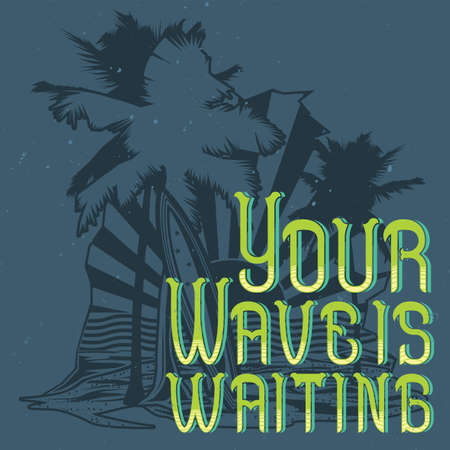 Motivational poster. Inspirational quote design.のイラスト素材