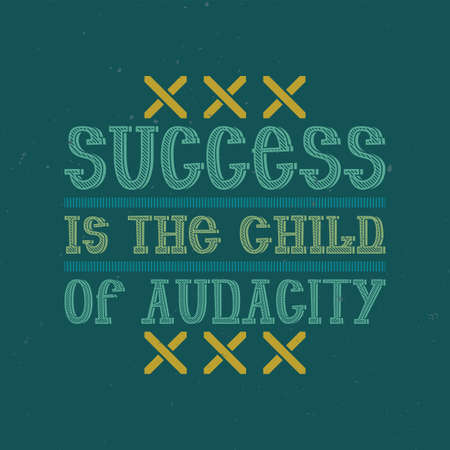 Motivational poster. Inspirational quote design.のイラスト素材