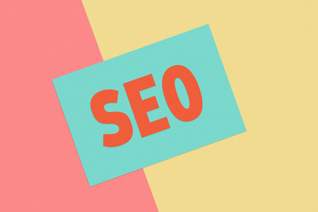 SEO Concept. Search engine ranking. Website promotionの写真素材