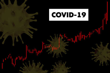 Chart of the growth of the incidence of coronavirus in the world. The collapse of the world economy....