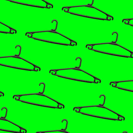 Clothes hanger. Holder for shirts, coats, dresses and other items. Shopping and fashion concept. Business, retailの写真素材