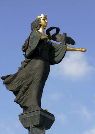 Monument of Saint Sofia in Sofia, Bulgariaの写真素材