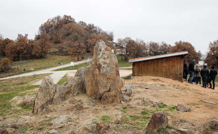 Thracian sanctuary of the fourth century b.C, situated in Starosel - Bulgariaのeditorial素材