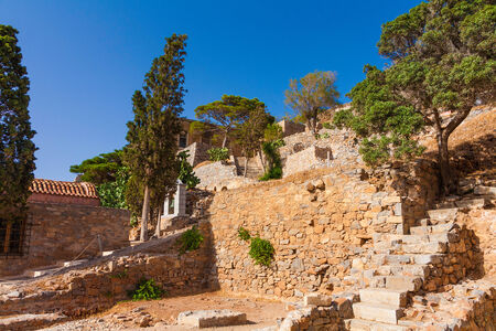 Inside Spinalinga - the last leprosorium of Europeの写真素材
