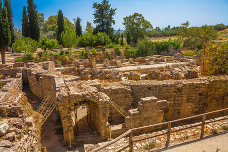 Gortyna - one of the largest cities of ancient Creteの写真素材