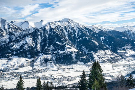 Bad Gastein panorama. Austria.の写真素材