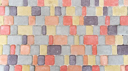 Colored paving stone texture.の写真素材