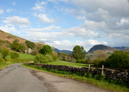 Lake District, Cumbria  UK  English countryside  springの写真素材