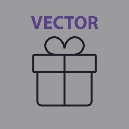 Gift Box Line Icon Gifts for Christmas and New Year Holidays Editable Stroke Simple Iconsのイラスト素材