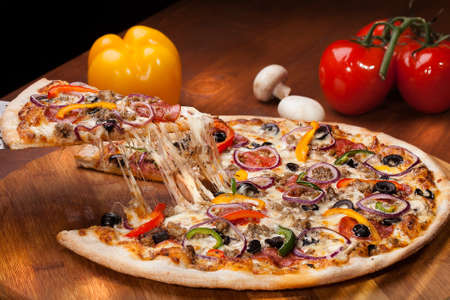 Hot Pizzaの写真素材