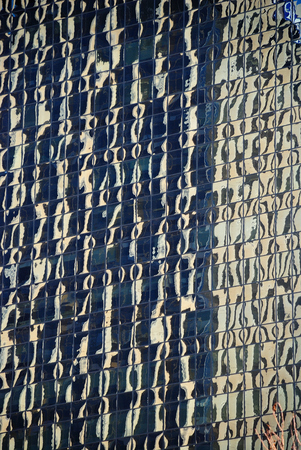 Sydney skyscraper facade as an abstract geomerty shapeの写真素材