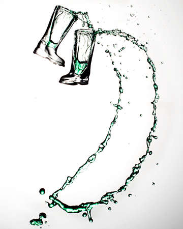 Dropped Drinksの写真素材