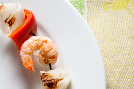 Shrimp Kabobの写真素材