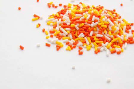 Orange, Yellow, and White Halloween Sprinkles