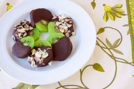 Chocolate Covered Kiwiの写真素材