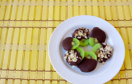 Chocolate Covered Kiwiの写真素材