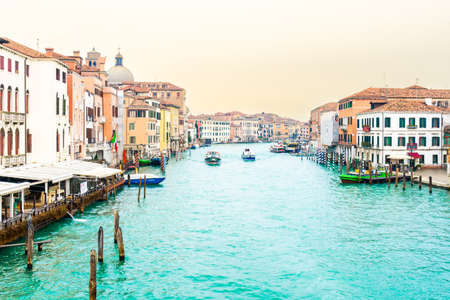 Grand Canal in Venice, Italyの写真素材