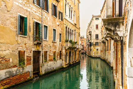 Canal in Veniceの写真素材