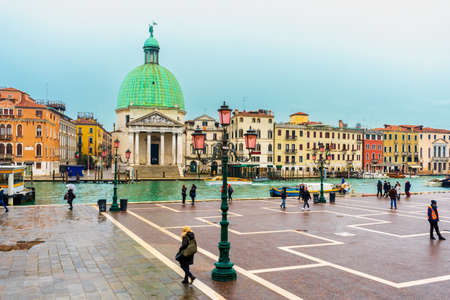 View of Piazza San Marco square in Venice, Italyの写真素材