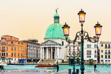 Grand Canal in Venice, Italyの写真素材