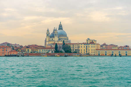 Basilica di Santa Maria della Salute in Veniceの写真素材