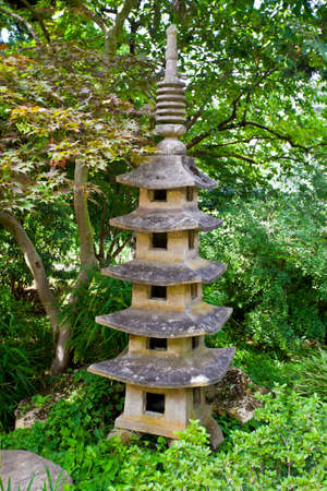 Japanese garden landscapeの写真素材