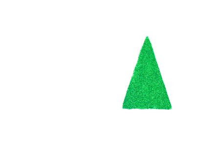 Christmas tree on white backgroundの写真素材
