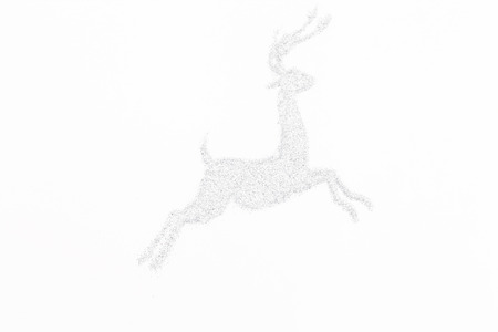 Christmas reindeer decorationの写真素材