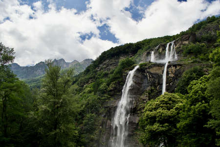 Acquafraggia waterfallsのeditorial素材