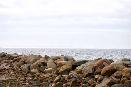view of Malmo bridge from Copenhagen