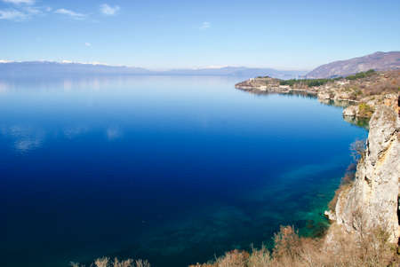 fantastic view of Ohrid lake