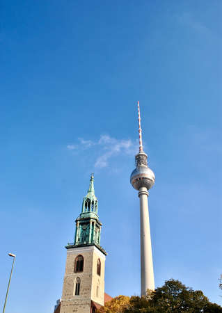 contrast of a new versus the oldの写真素材