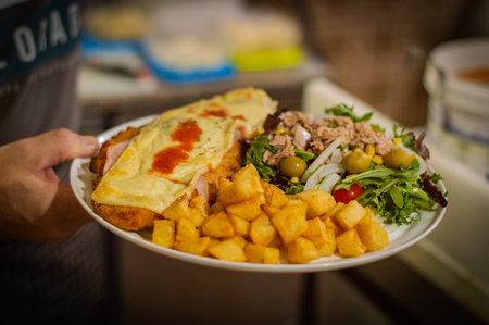 Turkish and Greek Traditional Ramadan Kebab / Kebab on plate