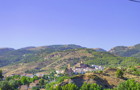 Panoramic view of Ronda, Andalusia, Spainの写真素材