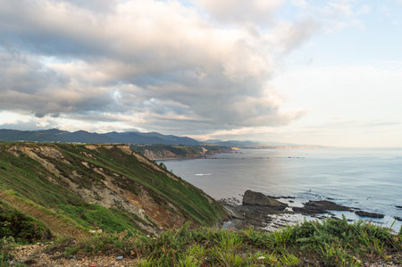 Coastline of the island of San Miguel, Azores, Portugalの写真素材