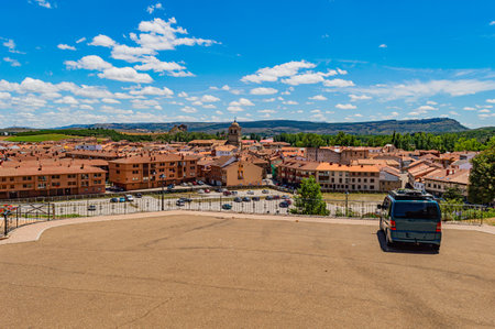 View of the city of San Sebastian, Spainの写真素材