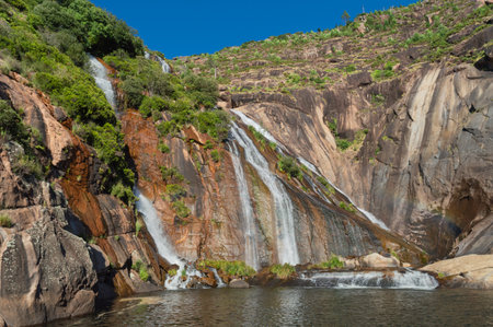 Waterfall in the national park Sumidero Canyon, Chipas, Mexicoの写真素材