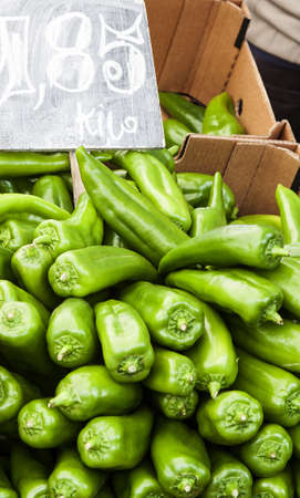 Image of pepper at street market
