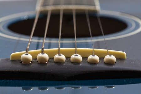 Image of a Guitar Closeupの写真素材