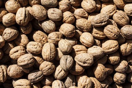 Image of Some walnut at street marketの写真素材