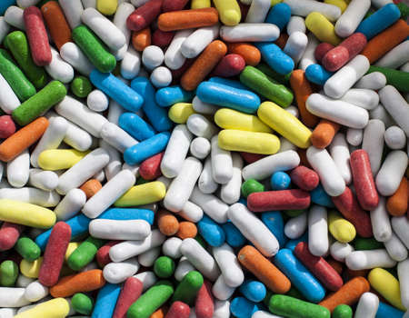 Image of some sweet candy at street marketの写真素材