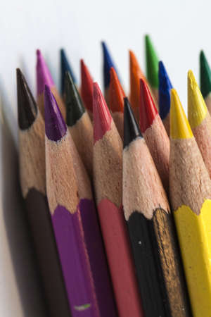 Image of a Bunch of colored pencilsの写真素材