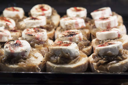 Image of Tapas at San Miguel Market at madrid Spainの写真素材