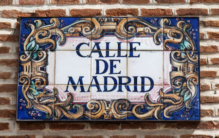 Image of Architecture details at  Madrid streetsの写真素材