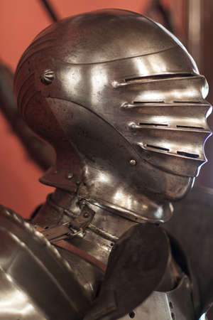 Ancient armour helmet